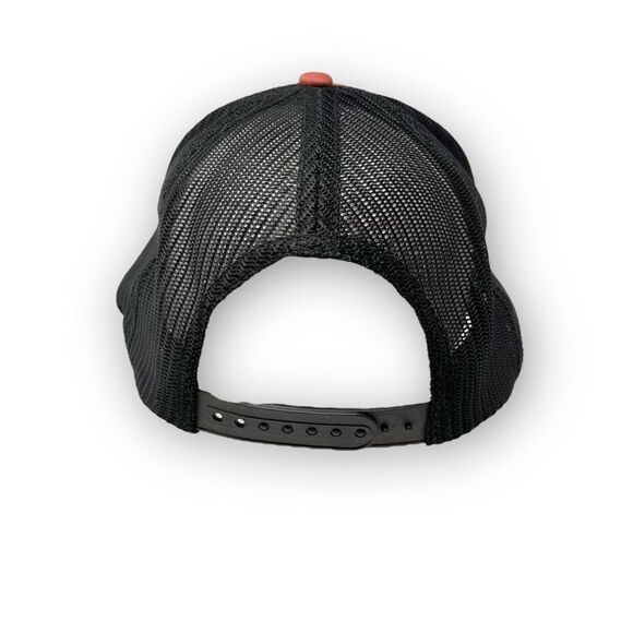 STIHL Logo Black Coral Mesh Snapback Back Cap Trucker Hat Unisex OSFM NWT - Picture 3 of 10